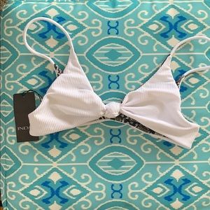 Indah reversible bikini top size M